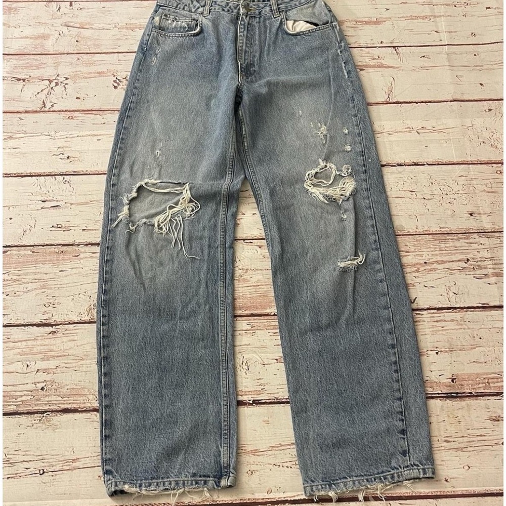Anine Bing Light Blue Denim Jeans
